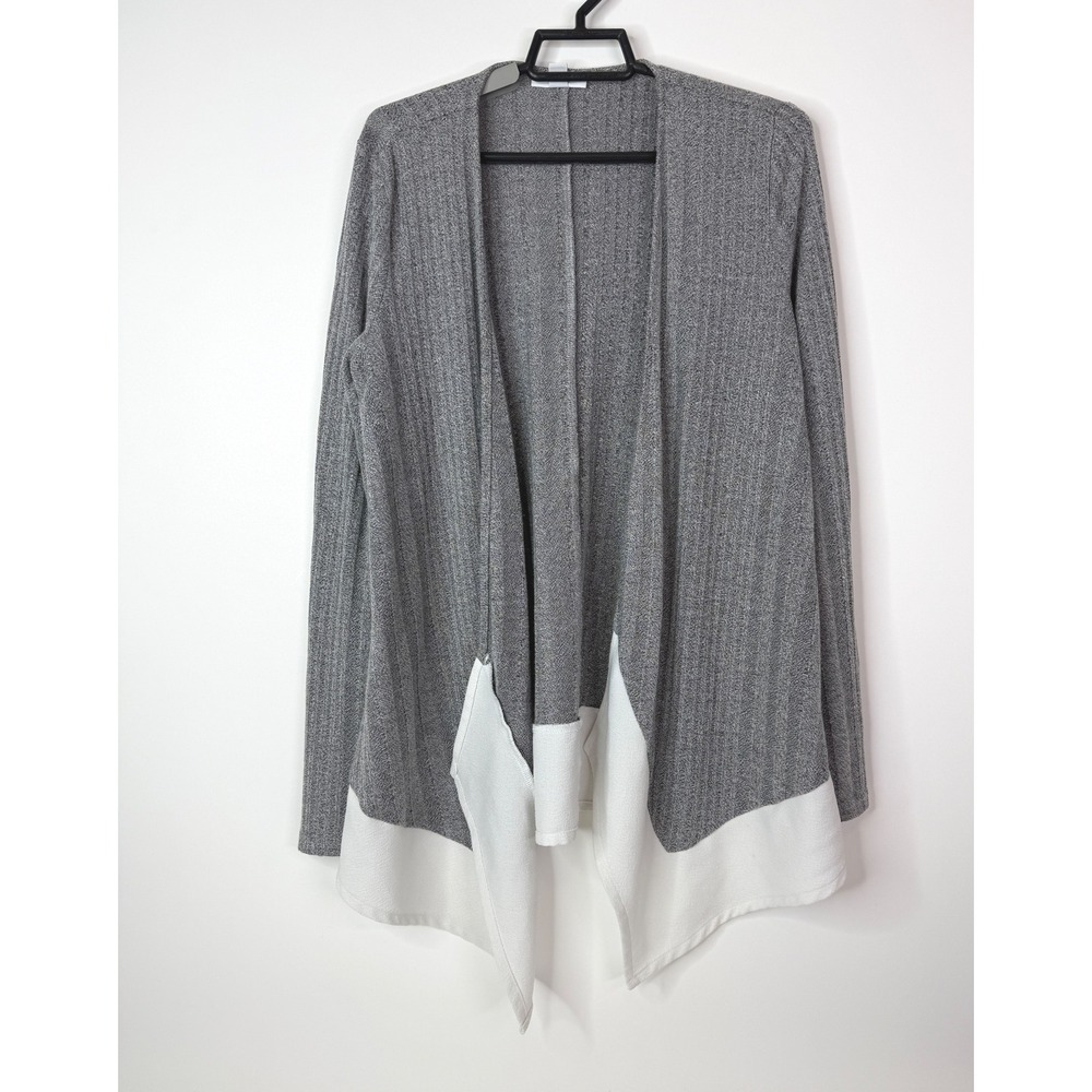 Bar III Cardigan Women's Small Open Front Long Sleeve Lightweight Business Gray